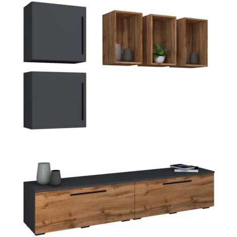 Mur de Cabinet Mur d'extension Mur résidentiel Arila L 200x190x40 - VCM (1/4)