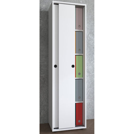 Armoire de rangement de bureau Ulas 5 plis 168x49x38 - VCM (1/5)