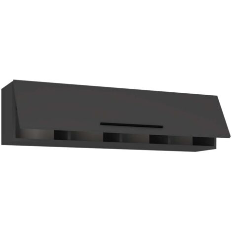 Rayon mural Arila H. 30 x L. 115 x P. 30 cm Anthracite