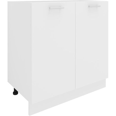 Mobilier de cuisine submergé Esilo H. 82 x L. 80 x P. 46 cm Blanc