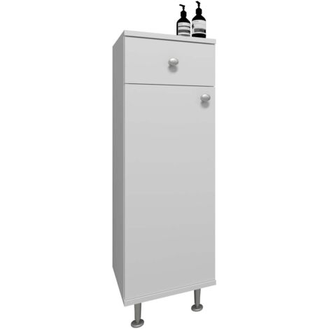 Meubles de salle de bain tiroir d'armoire de salle de bains Nilosi 95x30x30 - VCM (1/5)
