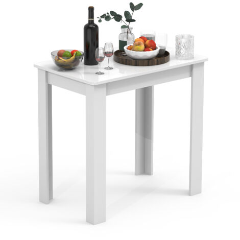 Table à manger en bois table de cuisine salle à manger 80x50 cm 76x80x50 - VCM (1/2)