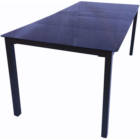Table de jardin en verre alu Balcon Table 189x90 73x189x90 - VCM (1/3)
