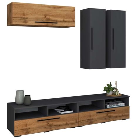 Mur d'extension de mur d'armoire Mur résidentiel Arila XL 200x190x40 - VCM (1/5)