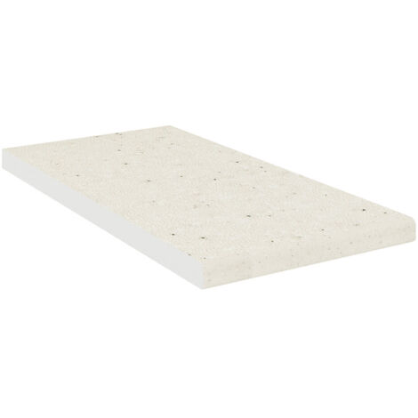 Ebuy24 – Disque de cuisine Esilo 60 x 40 x 28 cm – Blanc – Pour préparation culinaire – Matériau résistant aux chocs (1/5)