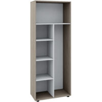 Gabinete de limpieza de gabinete de escoba de madera Vandol 70x178x40 - VCM