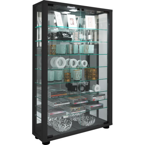 Vetro Stand Showcase Lumo Mini Specchio 91x59x18 - VCM