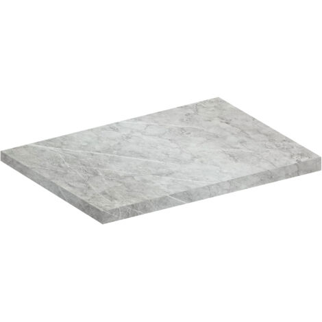 Piano di lavoro VCM 30mm di spessore Larghezza 100 cm Facile da pulire Piano cucina - Fasola (stile marmo)