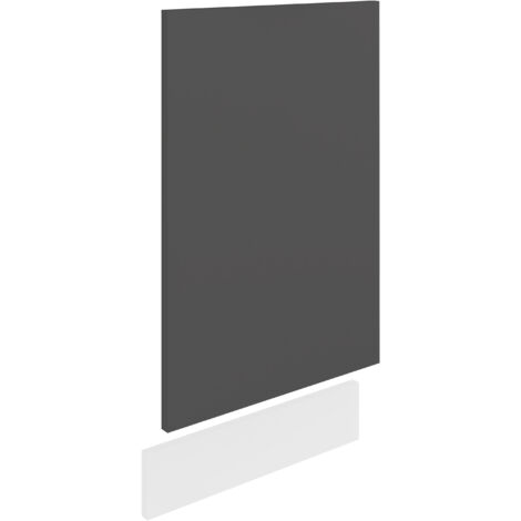 Pannello anteriore VCM  Mobili da cucina  Larghezza 45 cm  Lavastoviglie Pannello Lavastoviglie  Lavastoviglie Fronte - Esilo (Bianco / Antracite)