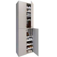 XL Wood Armadio per scarpe Lona 10 220x70x40 - VCM