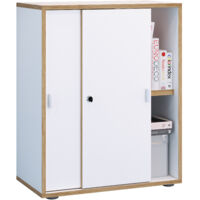 Porte scorrevoli per gabinetto da ufficio Salia 2 volte B60 74x60x37 - VCM