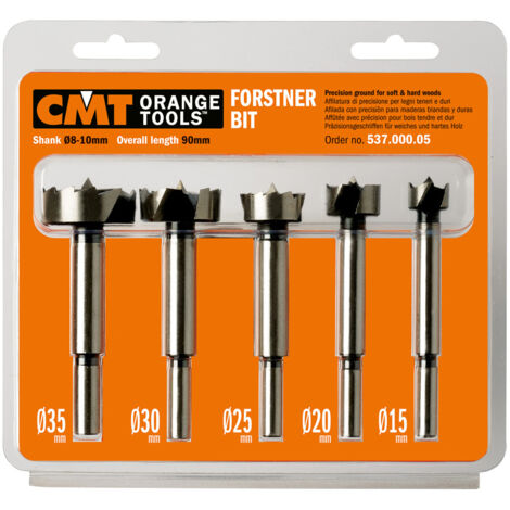 537.000.05 SET 5 PUNTE FORSTNER -SP- S=8-10mm D15-35mm DX