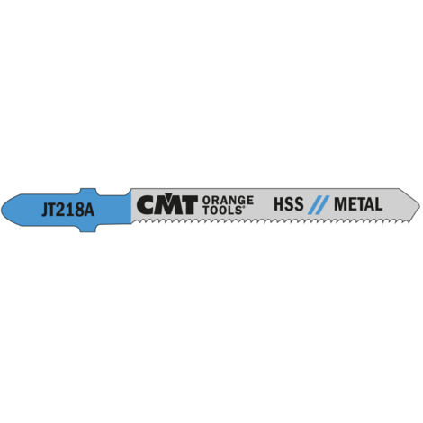 JT218A-5 5 LAME SEGHETTO X METAL HSS 76x1.1-1.5x21TPI (CURVO/FINE) (1/4)