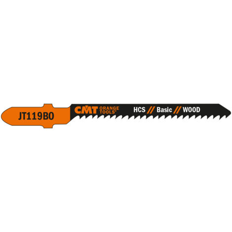 JT119BO-5 5 LAME SEGHETTO X LEGNO HCS 76x2x12TPI (CURVO/FINE)