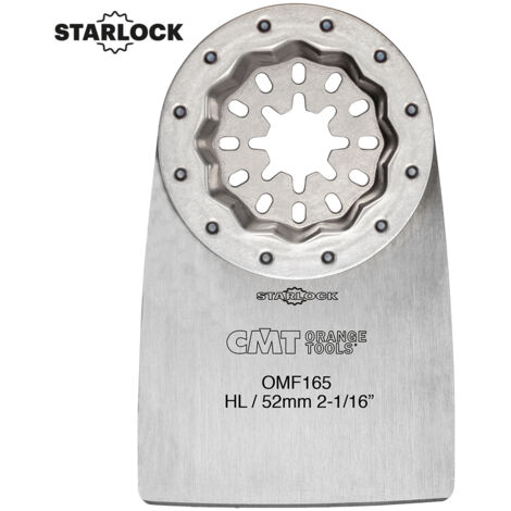 CMT OMF165-X1 Raschietto Flessibile 52mm per Tutti i Materiali, Attacco Starlock, Grigio (1/5)