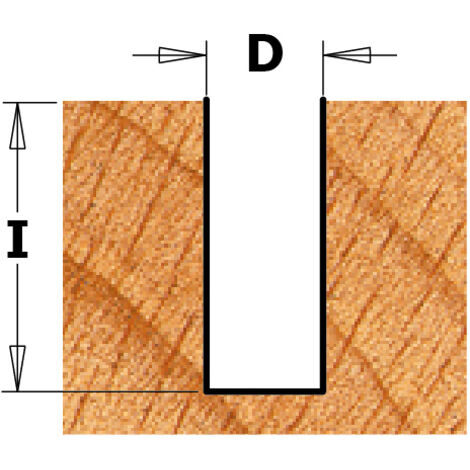 K911-030 FRESA TAGLIENTE DIRITTO HW Z1 S=8 D=3x8x51 DX