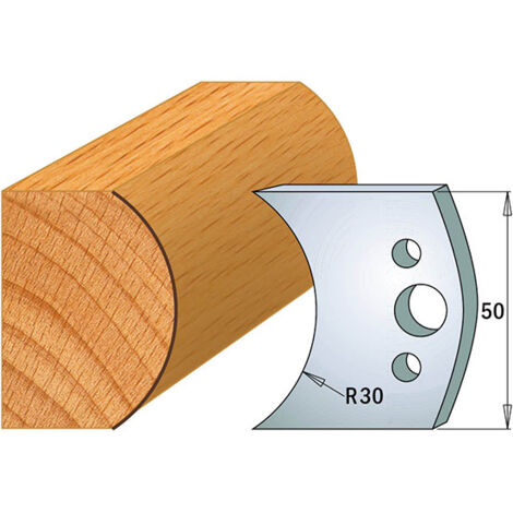 690.547 COPPIA COLTELLI SP 50x4mm MEZZO TONDO R30