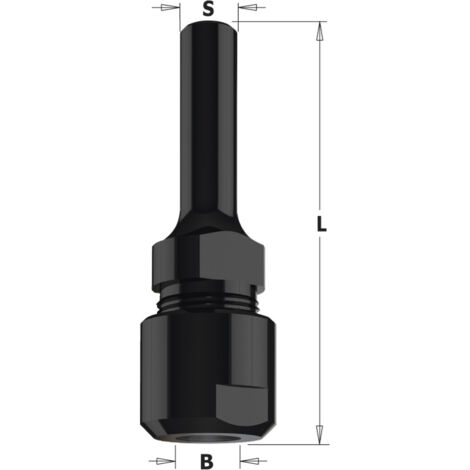 796.001.00 KIT MANDRINO PORTAFRESE DX CON ATTACCO & PINZA 12.7mm