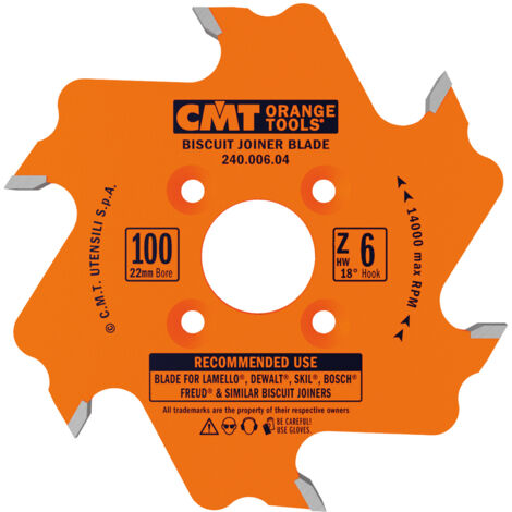 240.006.04 LAMA CIRCOLARE PER LAMELLO HW 100x3.96/3.0x22+4 Z6 ATB