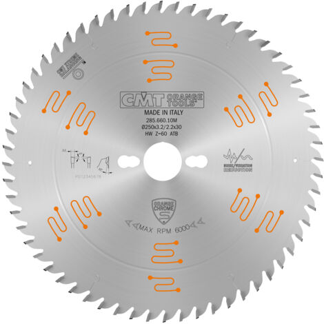 285.660.10M LAMA CIRCOLARE CHROME HW 250x3.2/2.2x30 Z60 10ATB