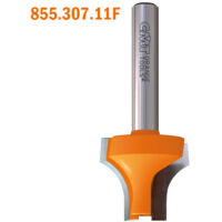 CMT Fresa A Raggio Concavo 955.308.11F – Con Cuscinetto, Ø28x19 Mm, R10, Gambo S=8 Mm, Per Lavorazioni Legno E Fresatrici