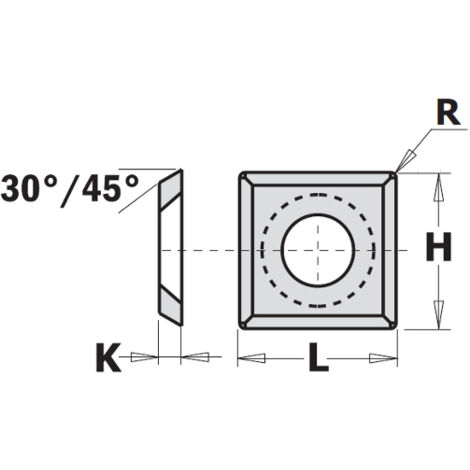 790.120.20 COUTEAU RÉVERSIBLE (4/35°) 12x12x1,5mm R0,75 B=4 HW-K1920