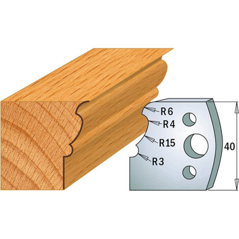 Jeu De 2 Limiteurs CMT Orange Tools - 40x4 Mm, Pour Guides De Scie Ou Réglage De Profondeur