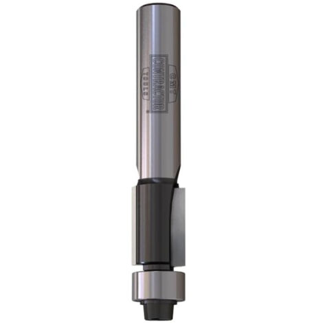 CMT – K906096 Fraise à affleurer carbure 6,35mm – 2 tranchants – D=9,5mm x L=56mm – Coupe nette pour bois dur
