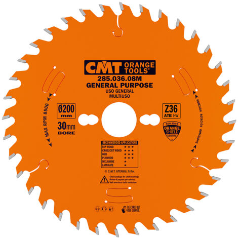 285.036.08M LAME CIRCULAIRE UNIVERSELLE HW 200x3.2/2.2x30 Z36 10ATB