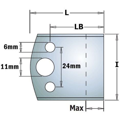 691.193 JEU DE 2 LIMITEURS 40X4MM (PAS PROFILES)