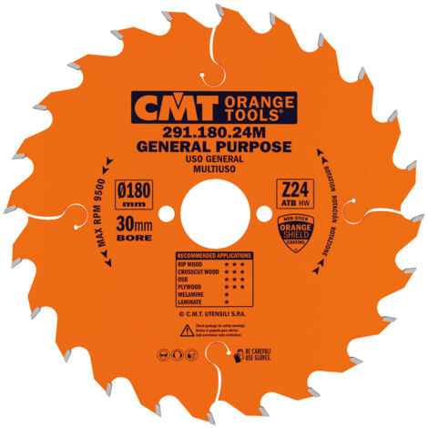 291.180.24M LAME POUR VEINE LONGUE/TRANSVERSALE HW 180x2,6/1,6x30 Z24 ATB