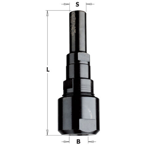 796.001.00 KIT DE MANDRIN DE FRAISAGE RH AVEC ACCESSOIRE ET PINCE DE SERRAGE 12,7 mm