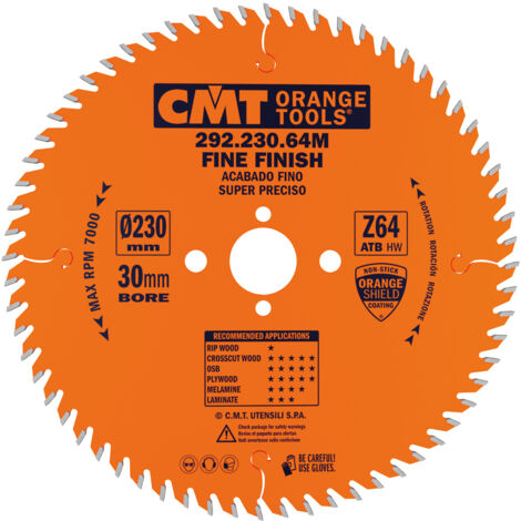 292.230.64M LAME DE COUPE DE PRÉCISION HW 230X2.8/1.8X30 Z64 ATB