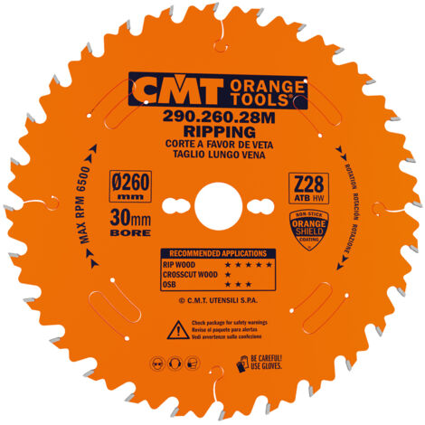 290.260.28M LAME CIRCULAIRE HW 260X2.8X30 Z28 10ATB