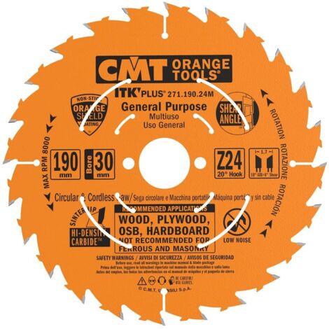 271.190.24M LAME CIRCULAIRE ULTRA-ITK 190X1.5X30 Z=24