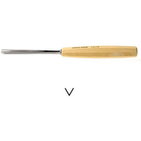 Gouge à sculpter droite Profil Pfeil PF12-06 (Coupe en V à 60°)