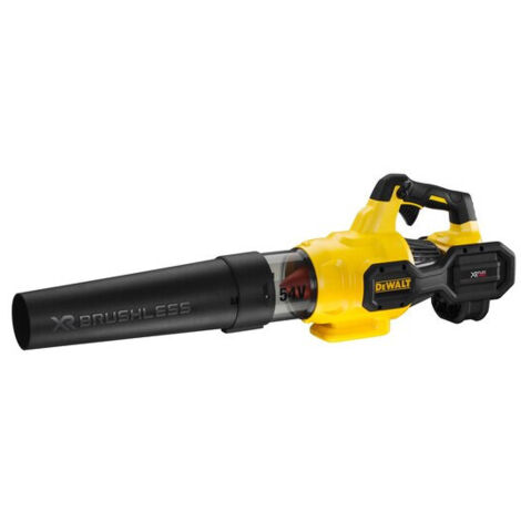 Dewalt – Souffleur à batterie 54V – Moteur Brushless – Vitesse 200 km/h – Volume d'air 600 m³/h – Poids 3,1 kg – Conception ergonomique - DCMBA572N-XJ