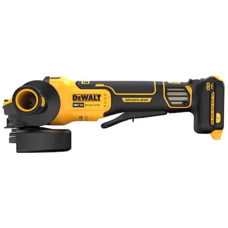 Dewalt – Meuleuse d'angle sans fil 18V – Moteur Brushless – Vitesse 3000-9000 tr/min – Disque 125 mm – Poids 2,45 kg sans batterie - DCG416VSN-XJ