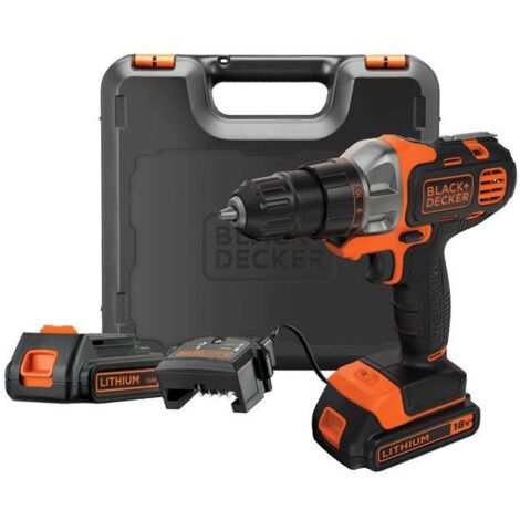 BLACK+DECKER MT218KB Perceuse-visseuse multifonction sans fil 18V Multievo - 2 batteries coffret (1/10)