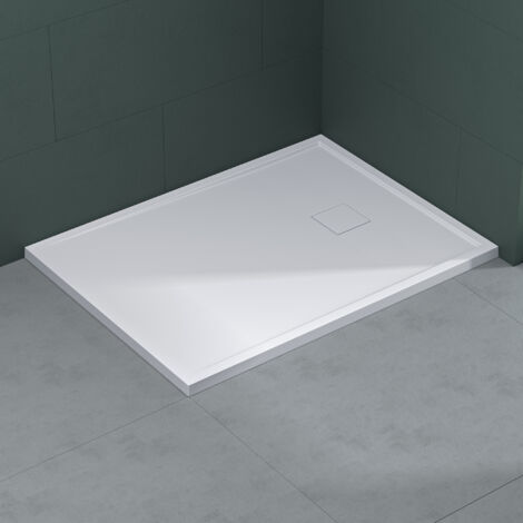Mai & Mai Receveur de Douche 90x120 Bac à Douche Blanc en Résine Géo8 (1/5)