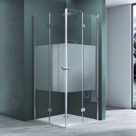 Mai & Mai Cabine De Douche En Angle 80x90 Avec Receveur Paroi De Douche