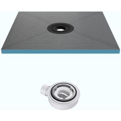 Mai & Mai Receveur de Douche à Carreler XPS 75x120cm avec Bonde Recoupable sur Mesure pour Douche