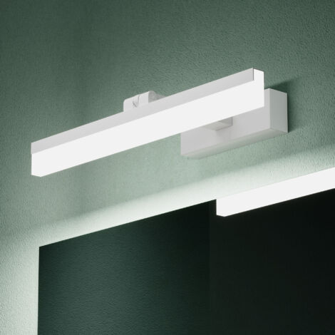 Mai & Mai Lampe Miroir LED 6000K pour Salle de Bain Murale 180° Rotative 40cm Blanc Desgin Luxaris (1/5)