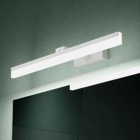 Mai & Mai Lampe Miroir LED 6000K pour Salle de Bain Murale 180° Rotative 60cm Blanc Desgin Luxaris