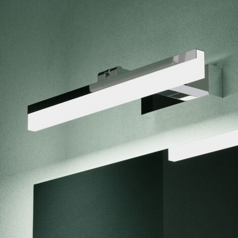 Mai & Mai Lampe Miroir LED 6000K pour Salle de Bain Murale 180° Rotative 40cm Chrome Desgin Luxaris