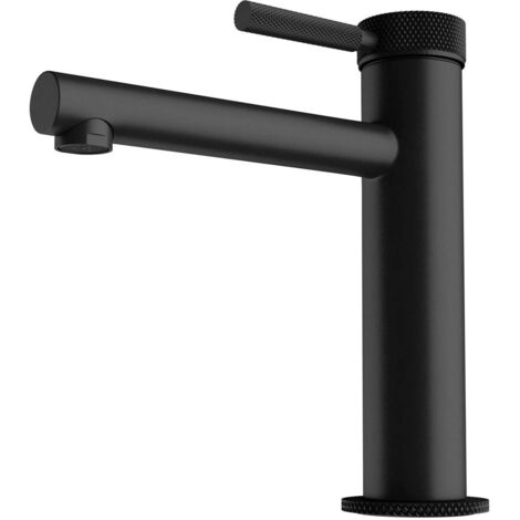 Mai & Mai Robinet Salle de Bain Mitigeur Noir Mat en Laiton Robinet pour Lavabo Vasque WAO-7601 (1/5)