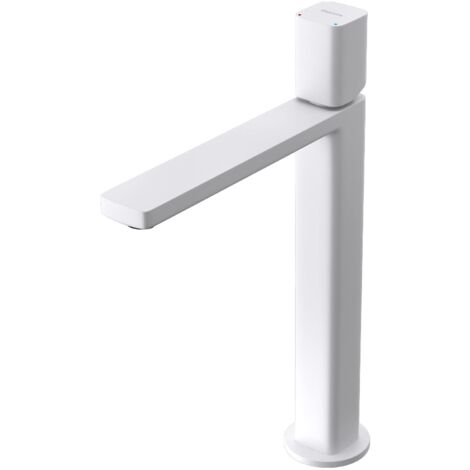 Mai & Mai Robinet de Salle de Bain Mitigeur Blanc en Laiton Robinet pour Lavabo Vasque Hauteur de 30,9cm (1/5)