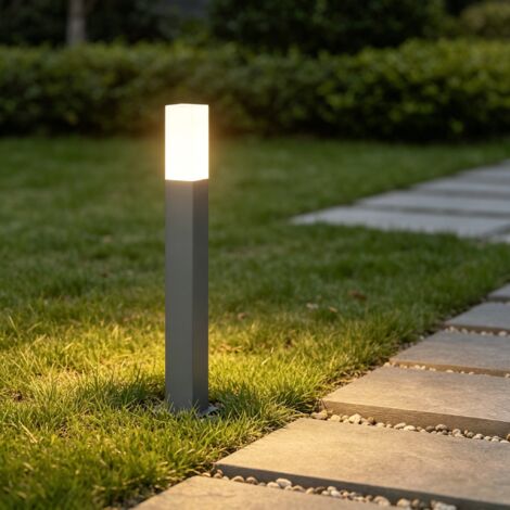 Mai & Mai Lampe sur Pied Extérieur Gris foncé éclairage Extérieur LED IP65 Desgin Deus Lumina 38x38x406mm (1/5)