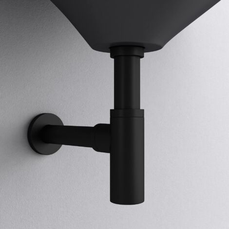 Mai & Mai Siphon pour Lavabo ou Vasque de Salle de Bains Anti Odeur Siphon Rond en Laiton S5B (1/5)