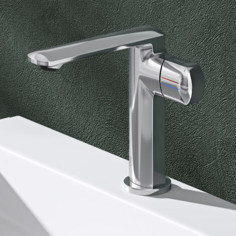 Mai & Mai Robinet Salle de Bain Mitigeur en Laiton pour Lavabo Eau Chaude et Froide Disponible Design WAO1180 (1/5)